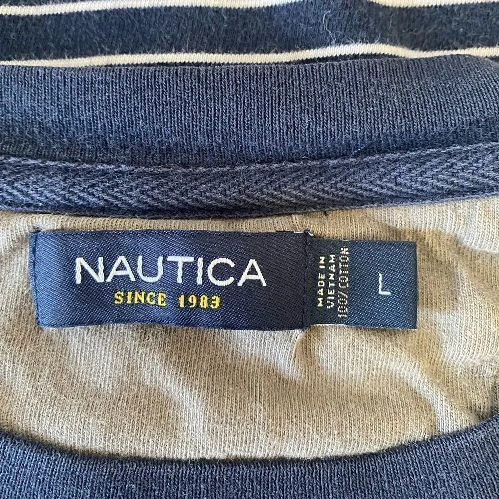 Nautica Long Sleeve Striped pullover